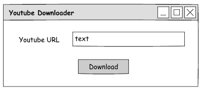 youtube downloader mockup